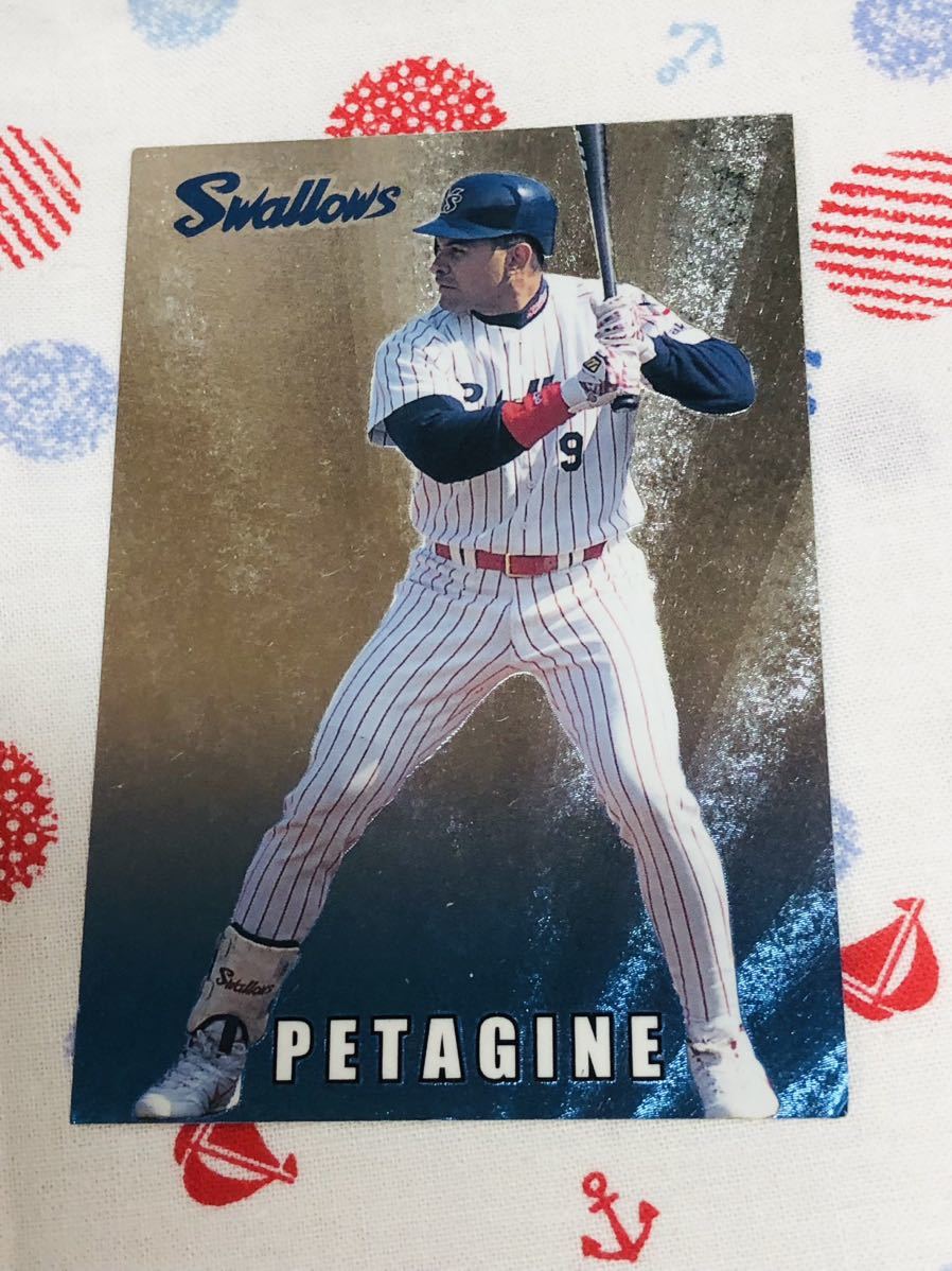 カルビー プロ野球チップスカード キラ ヤクルトスワローズ ペタジーニ拍卖
