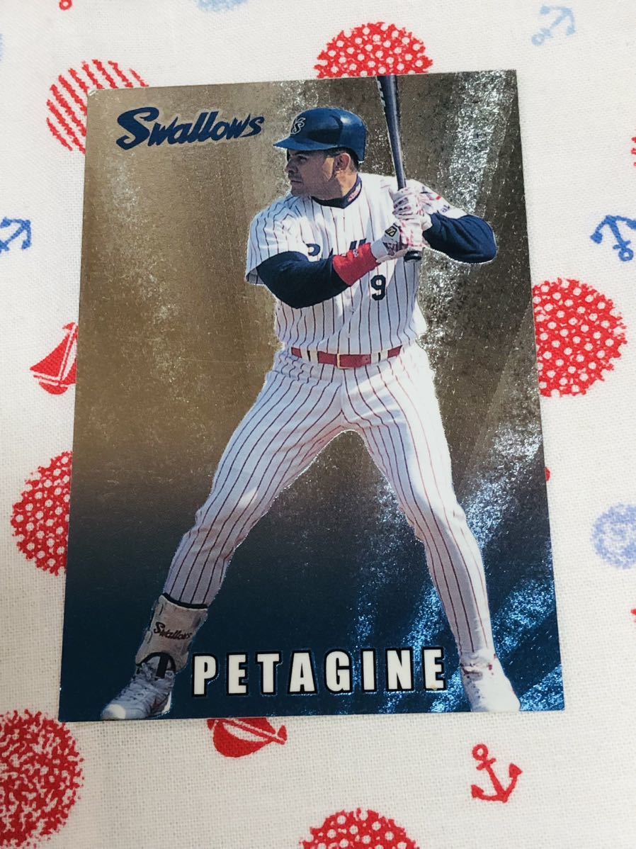 カルビー プロ野球チップスカード キラ ヤクルトスワローズ ペタジーニ拍卖