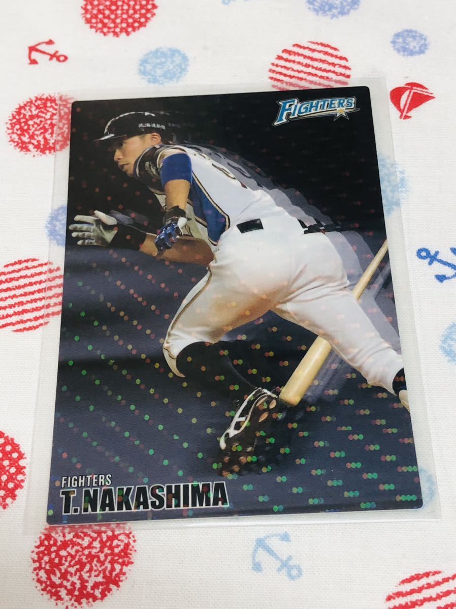 カルビー プロ野球チップスカード キラ 日本ハムファイターズ 中島卓也拍卖