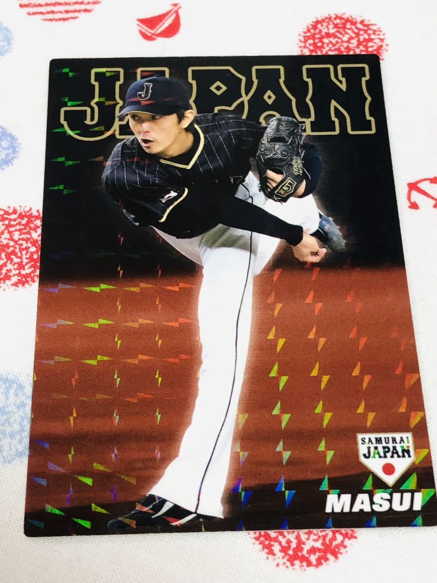 カルビー プロ野球チップスカード キラ 侍ジャパン 北海道日本ハムファイターズ 増井浩俊拍卖