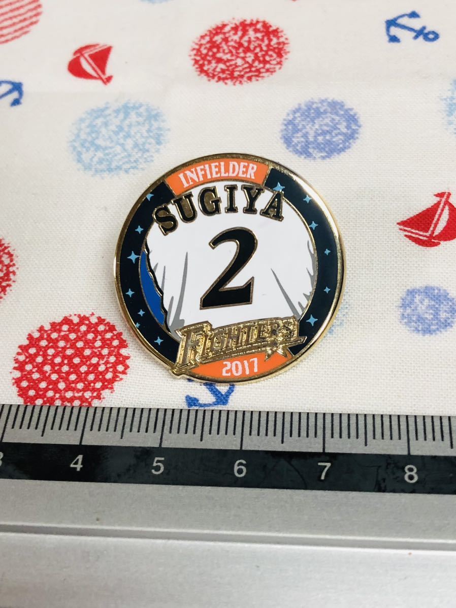 北海道日本ハムファイターズ ピンバッジ ピンズ 杉谷拳士拍卖