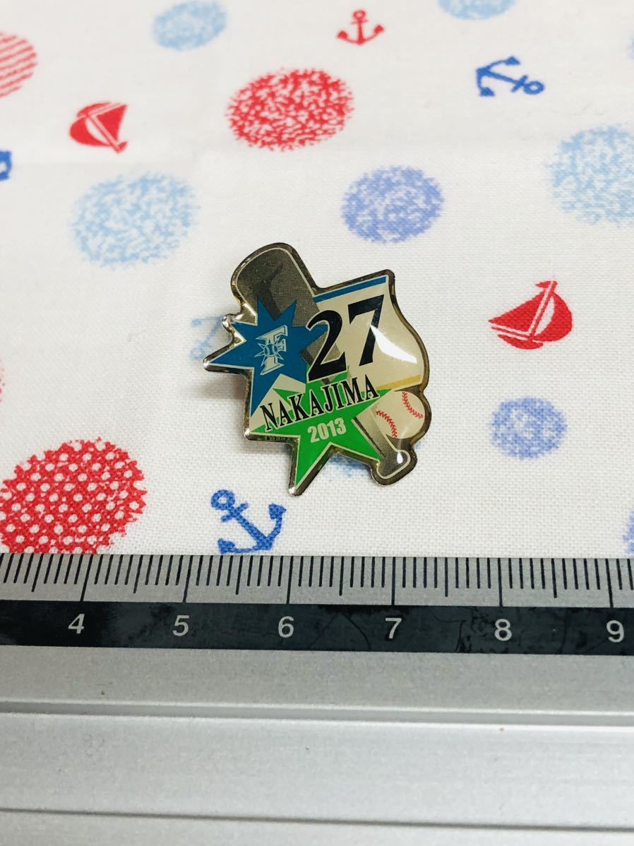 北海道日本ハムファイターズ ピンバッジ ピンズ 中島聡拍卖