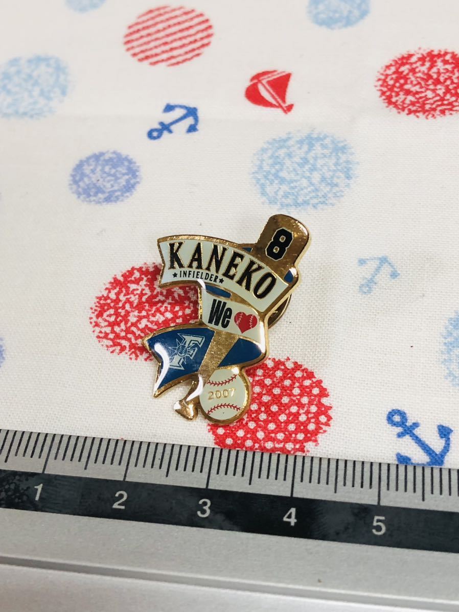 北海道日本ハムファイターズ ピンバッジ ピンズ 金子誠拍卖