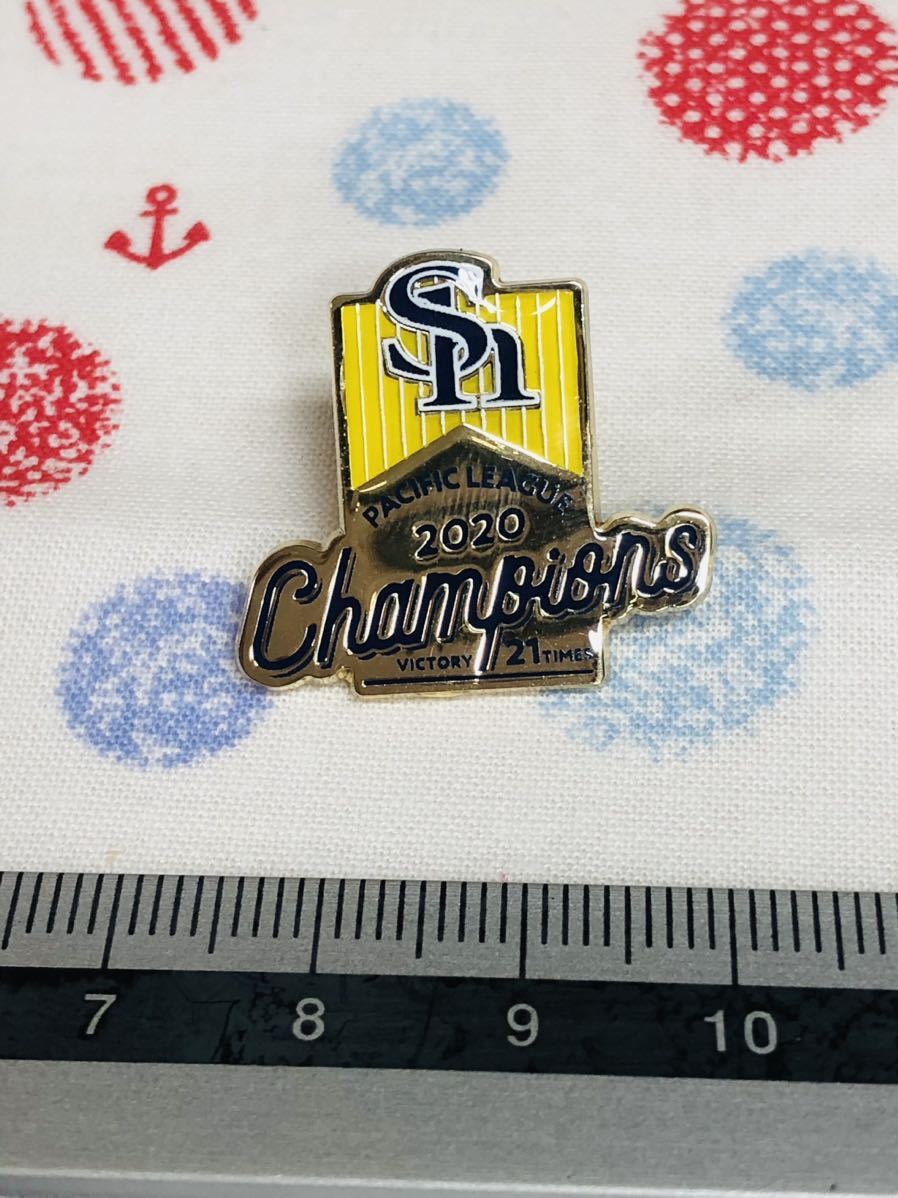 福岡ソフトバンクホークス ピンバッジ ピンズ 優勝記念 2020拍卖