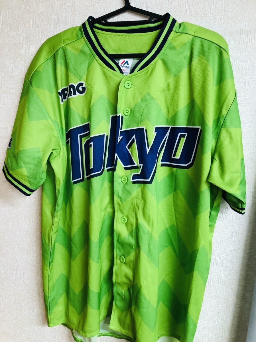 東京ヤクルトスワローズ 緑パワーメント レプリカユニフォーム フリーサイズ 拍卖