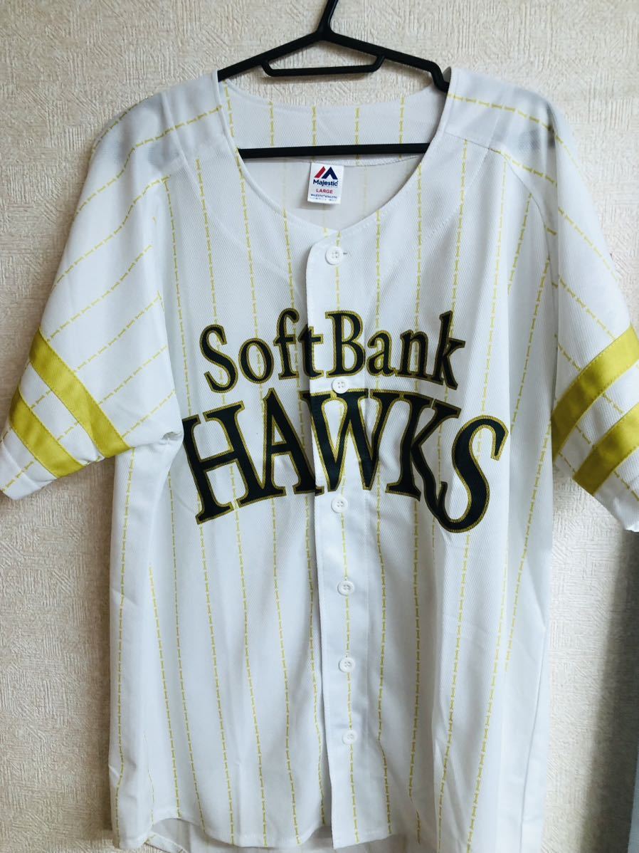 福岡ソフトバンクホークス レプリカユニフォーム Lサイズ拍卖