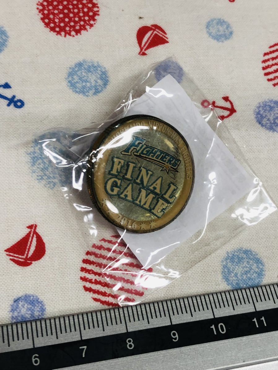 北海道日本ハムファイターズ ピンバッジ ピンズ 最終戦拍卖