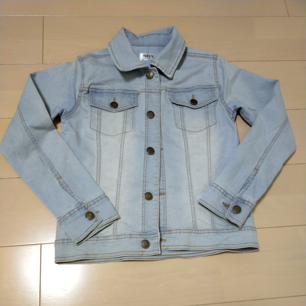 NAVY ストレッチGジャン 140cm 男女兼用 USED拍卖