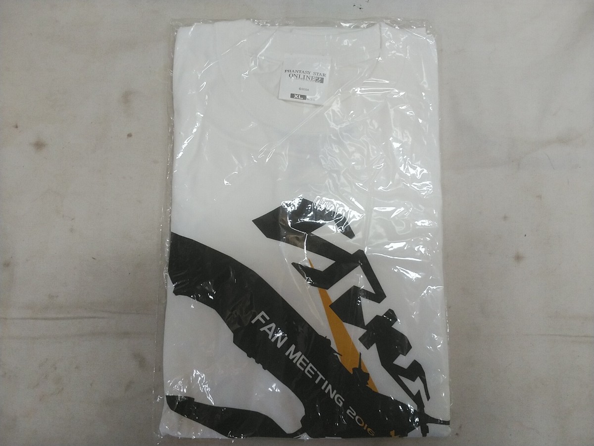 未開封 レターパックP/PSO2 ロングTシャツ【 ファンタシースター感謝祭2016 公式ロングTシャツ サイズXL 】未使用在庫品拍卖