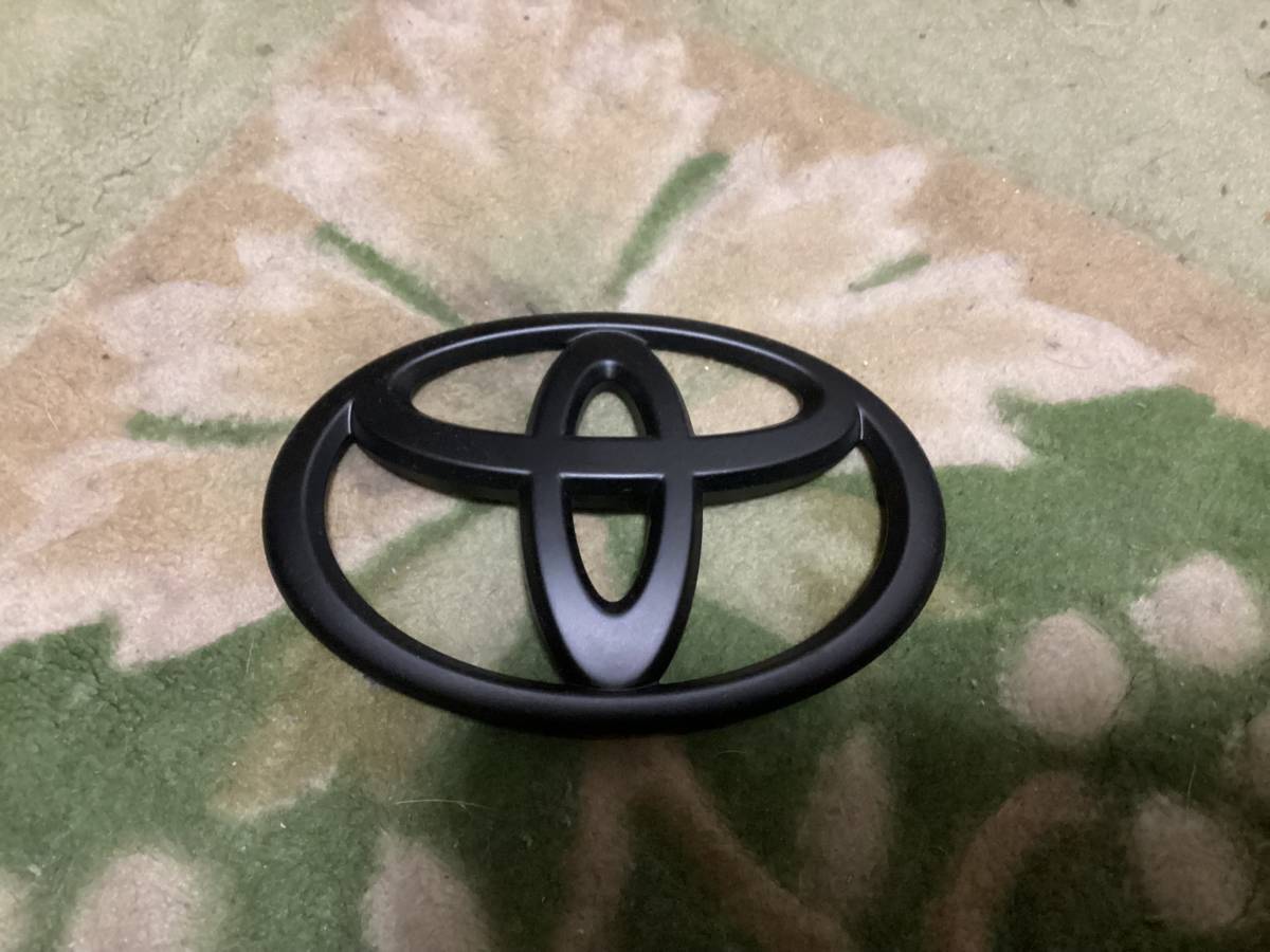 ★ 未使用 トヨタ ( QNC20 , QNC25 , QNC21 ) bB マットブラック エンブレム リア用 純正 艶消し 黒 ★拍卖