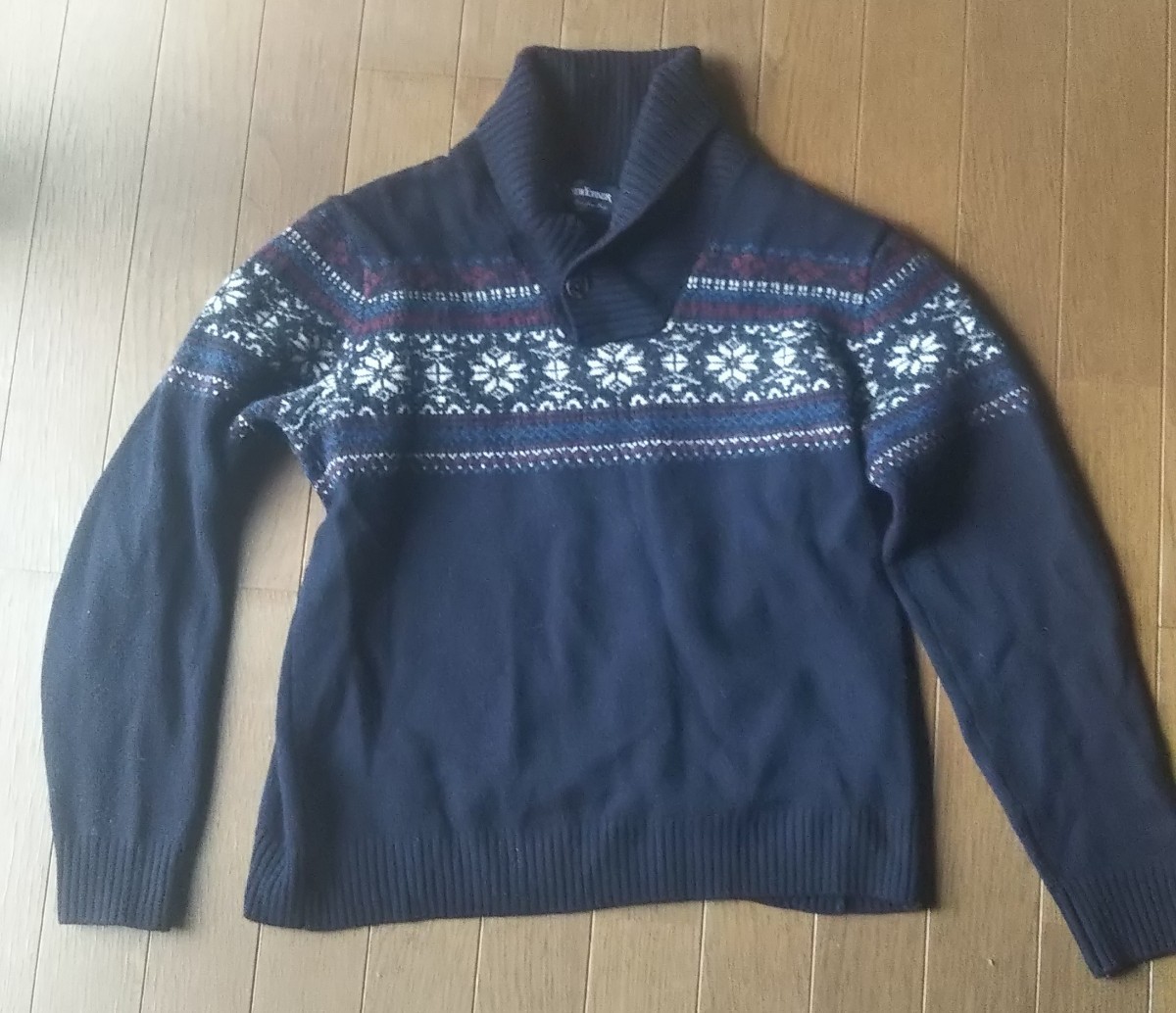 ニューヨーカー ウール セーター ニット NEWYORKER フェアアイル ノルディック拍卖