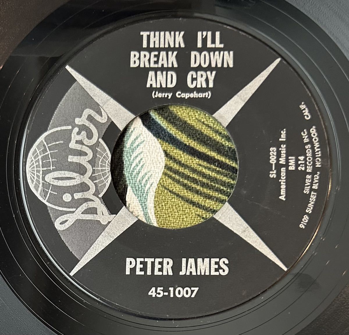 Peter James 1960 US Original 7inch Think I'll Break Down And Cry …拍卖