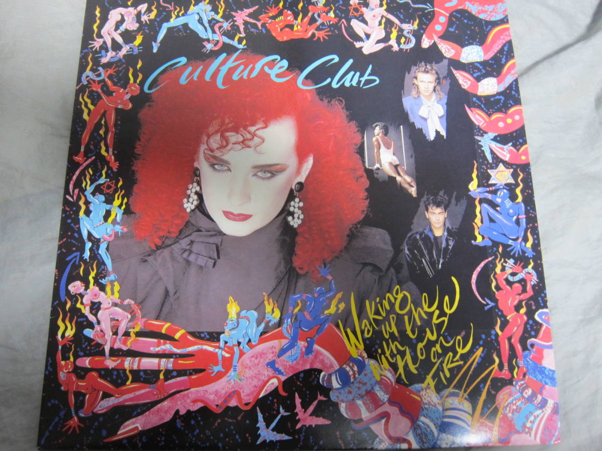 UK盤LP CULTURE CLUB WAKING UP WITH THE HOUSE ON FIRE 英国盤オリジナルLP拍卖