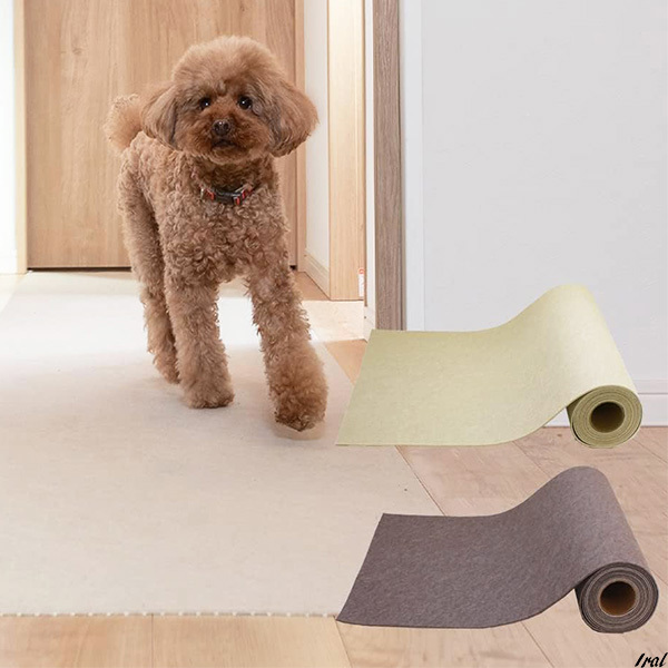 フロアマット 60×500cm 吸着&撥水ロールマット 低ホルムアルデヒド 滑り止めマット カットできる カーペット おしゃれ拍卖