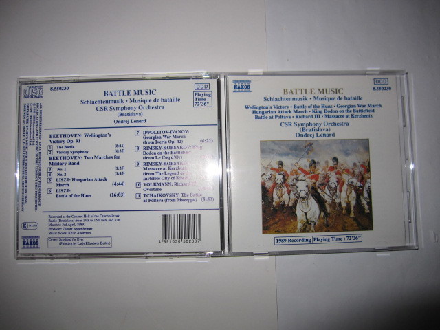 バトル・ミュージック レナールト,チェコスロヴァキア放送交響楽団(ブラティスラバ) ベートーヴェン:ウェリントンの勝利他 NAXOS拍卖