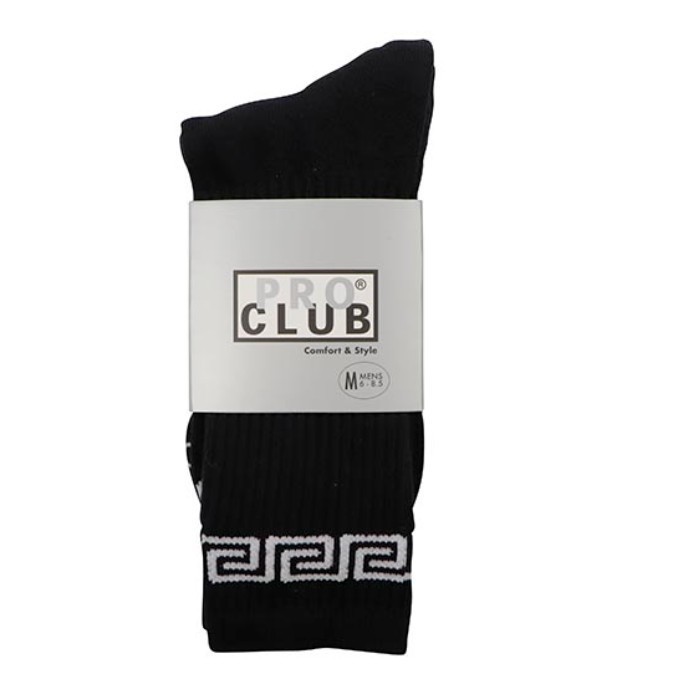 ⑤【L】PROCLUB 靴下 PC LINK CREW SOCK BLACK拍卖