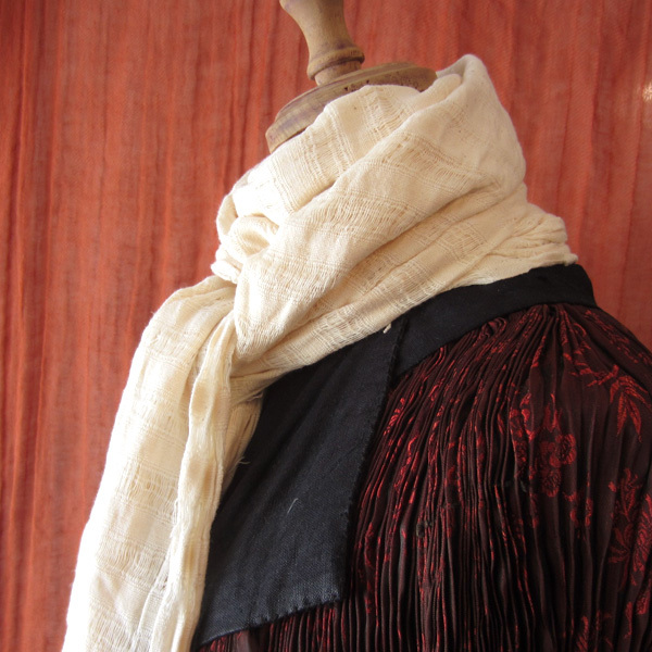 美品 インド風 ざっくりとしたコットンストール拍卖