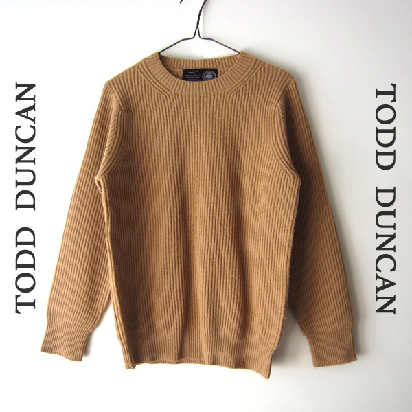 Todd & Duncan/トッド&ダンカン★ 縦畝ウール ニットセーター拍卖