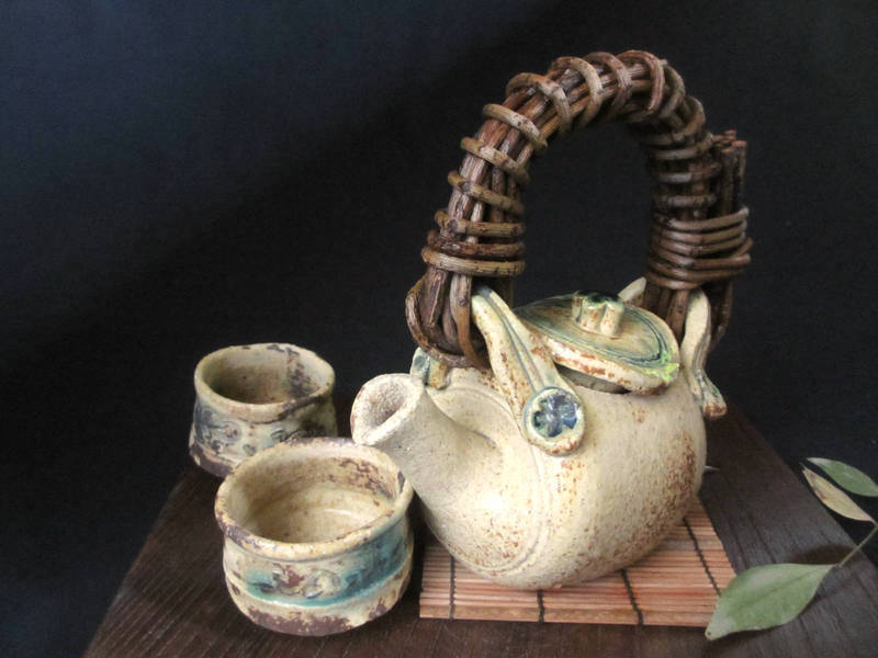 酒器 ぐい呑み 黄瀬戸 冷酒注ぎ揃い (貼箱入) 浜田純理 HA-250拍卖