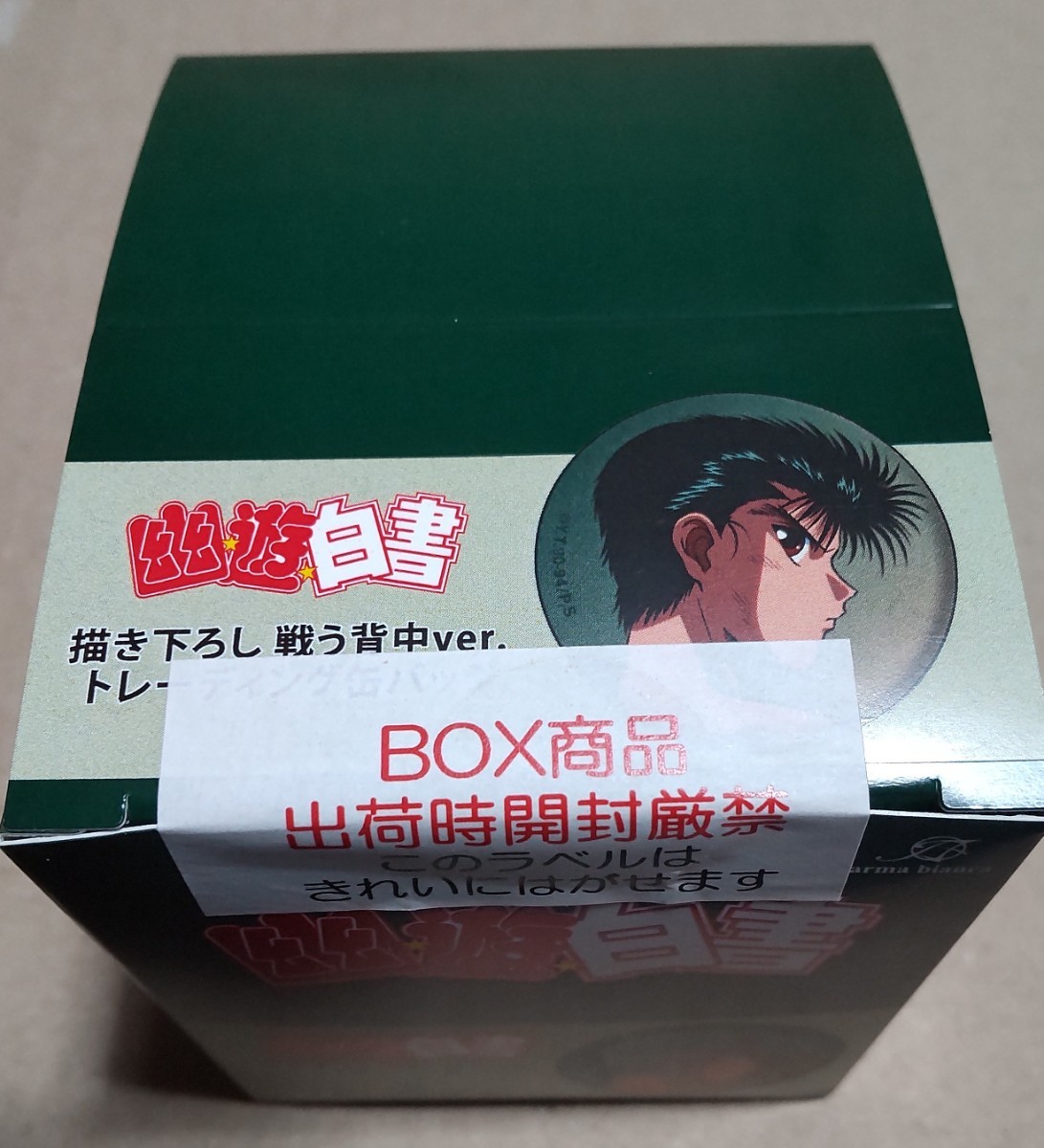 新品未開封 幽☆遊☆白書 描き下ろし 戦う背中ver. トレーディング缶バッジ1BOX 全12種類 フルコンプ 幽遊白書拍卖