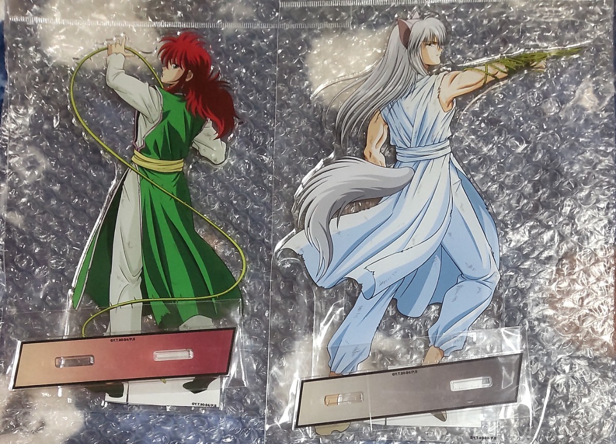 新品未開封 幽☆遊☆白書 描き下ろし 蔵馬 妖狐蔵馬 戦う背中ver. 特大アクリルスタンド 幽遊白書 POP UP SHOP in TOWER RECORDS拍卖