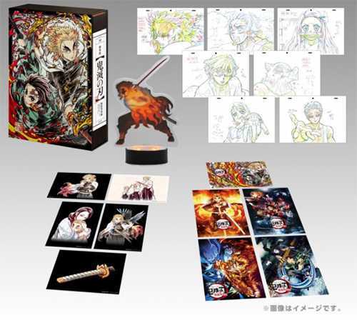 新品未開封ufotable限定特典4種付 劇場版 鬼滅の刃 無限列車編 DVD 完全生産限定版 ufotable4大特典コンプリートセット ANIPLEX拍卖