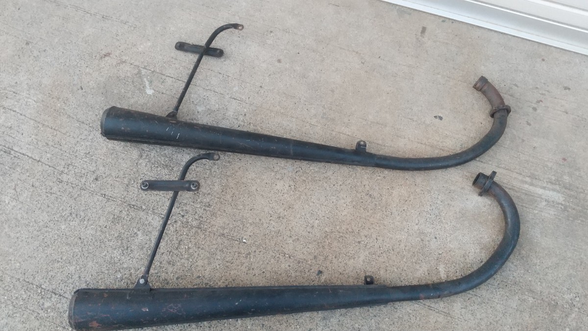 ドリーム CB72 CR72 レーシングマフラー レーサー ホンダワークス? 当時物 CR72 RSC拍卖