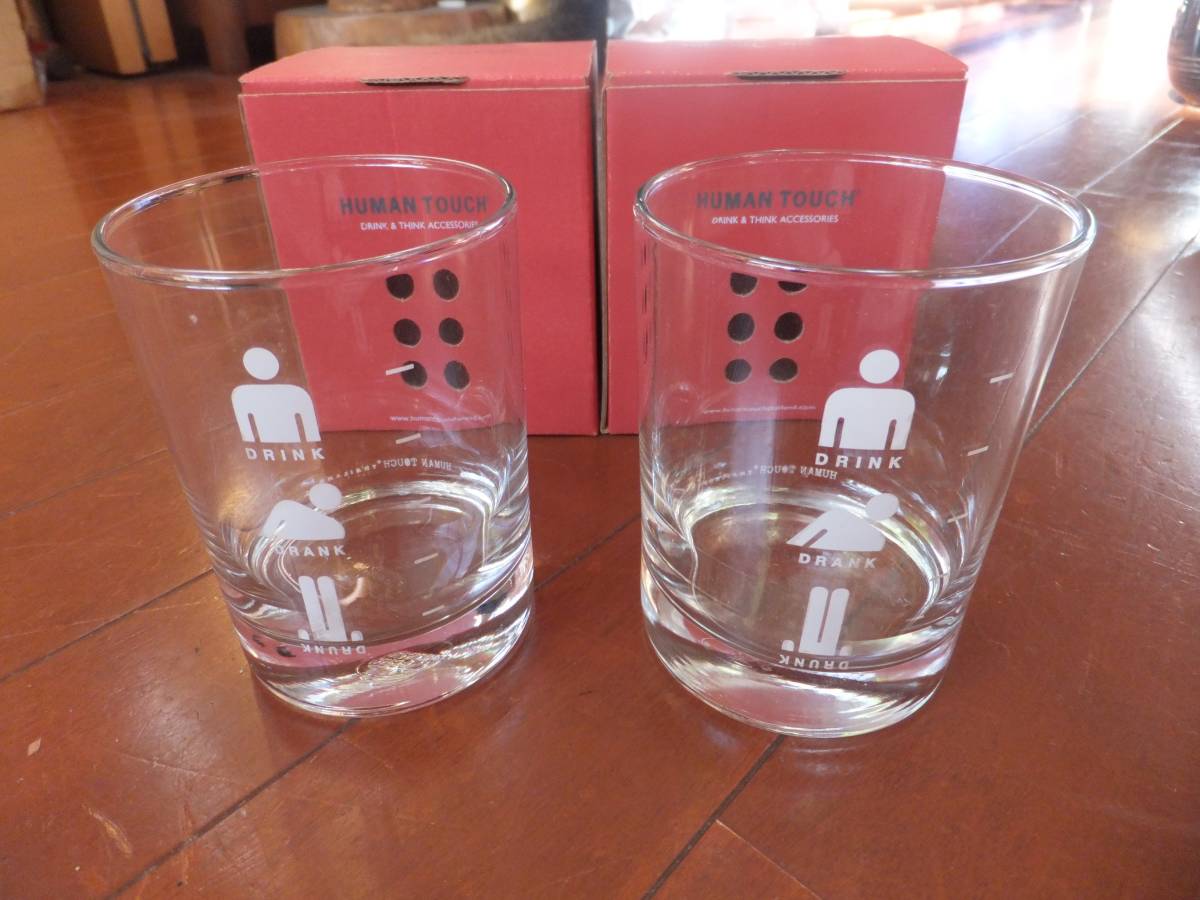 $未使用品!HUMAN TOUCHのグラス2個!拍卖