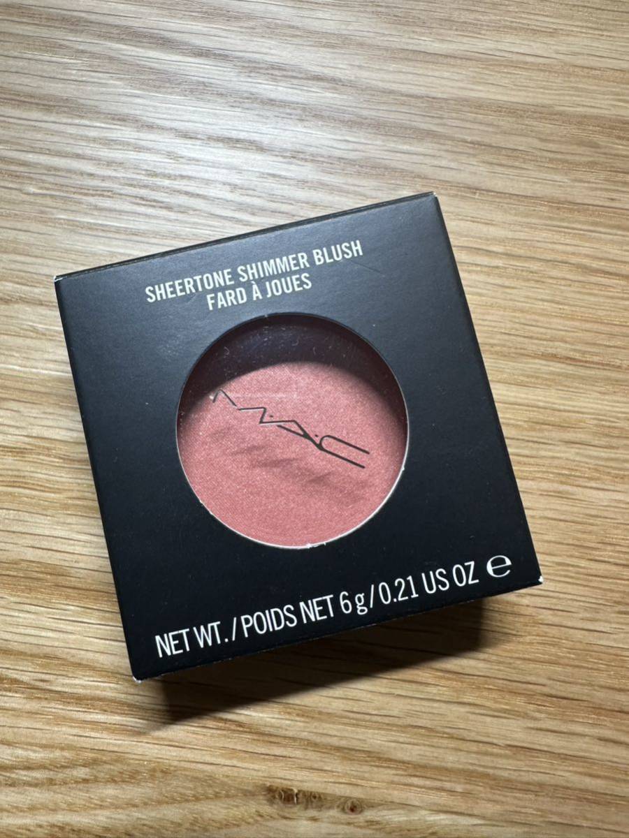 新品 MAC マック シアトーンブラッシュ ピーチィキーン チーク ほお紅 メイク 化粧品 ホワイトデー クリスマス拍卖