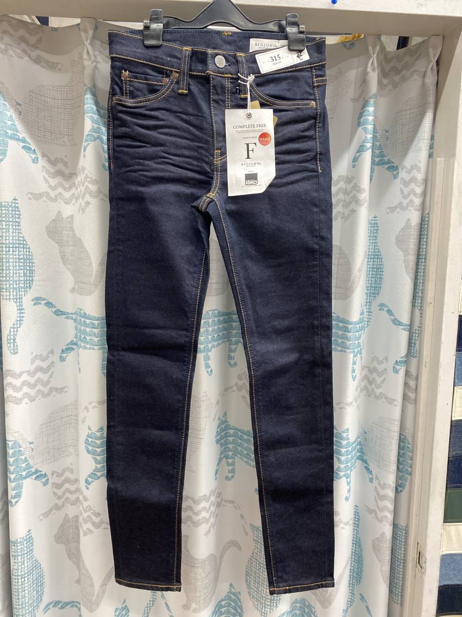 新品未使用 定価18700円 BIG JHON bigjhon ビッグジョン ジーンズ ジーパン 28-4 レディース スキニー 拍卖