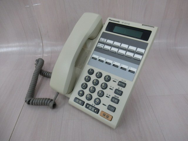 Ω保証有 ZG2 6906) XF-E211D パナソニック 6ボタンカナ標準電話機 中古ビジネスホン 領収書発行可能 ・祝10000取引!! 同梱可拍卖