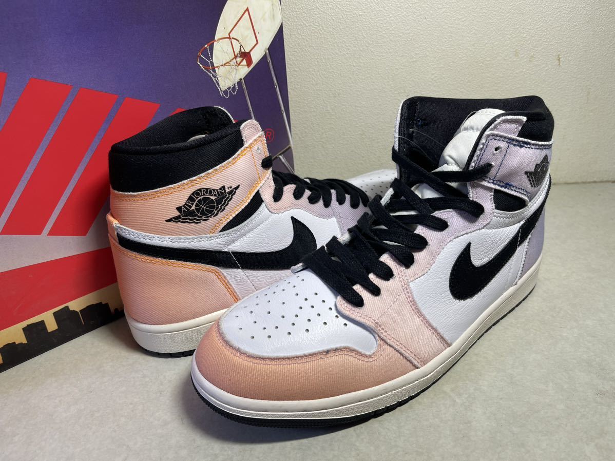 AIR JORDAN 1 RETRO HIGH OG エア ジョーダン 1 レトロCRAFT MULTI COLOR クラフト US10.5 国内正規 未使用DX0054-805拍卖