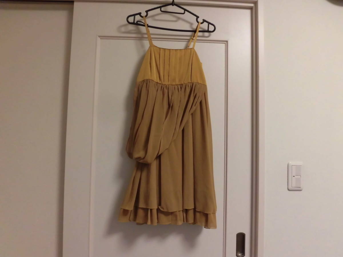 ロートレアモン★からしイエロー★パーティードレス★着こなしいろいろ★新品サイズ1★定価2万5200円拍卖