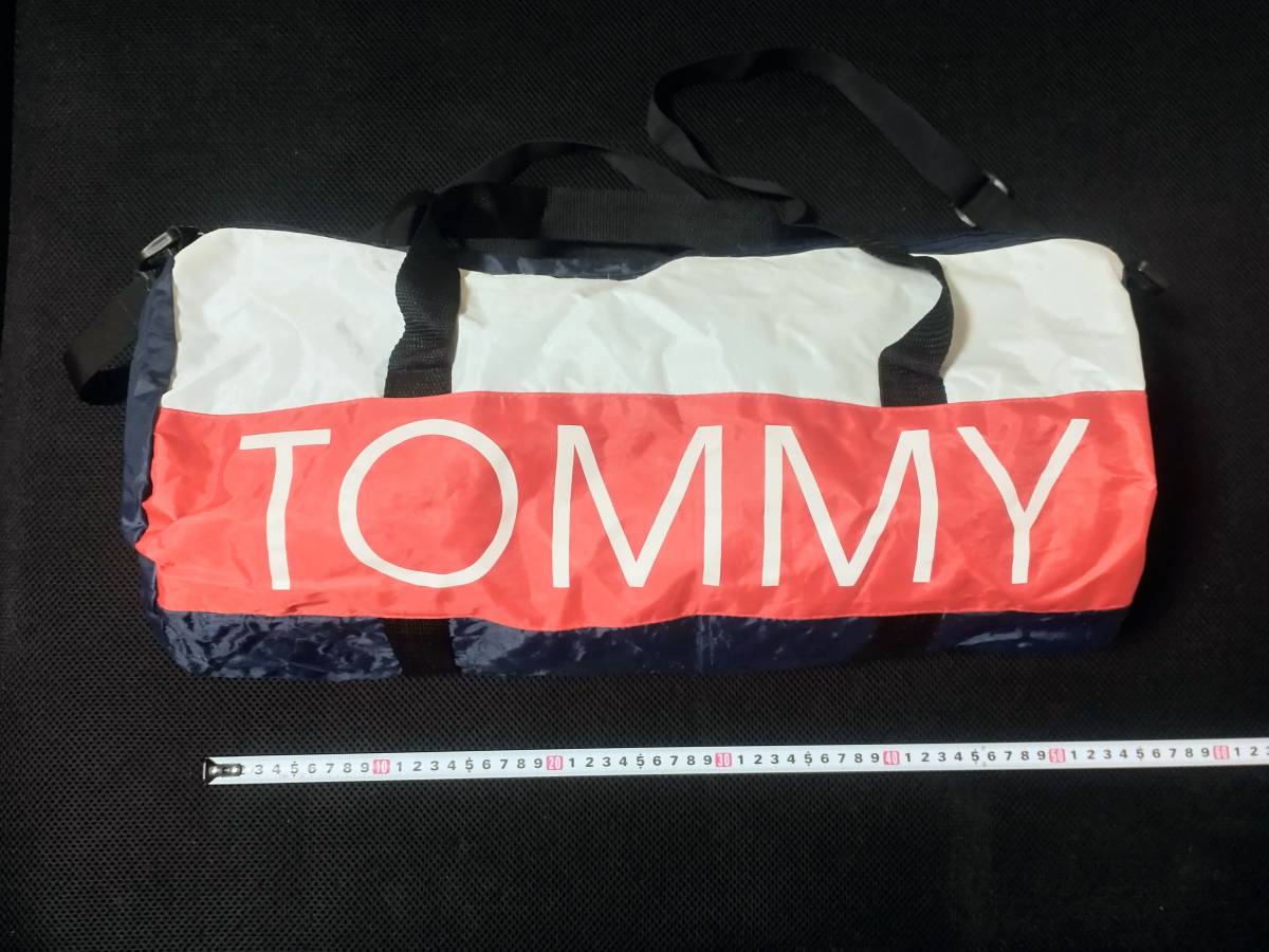 新品ジャンク TOMMY HILFIGER ミニドラムバッグ ショルダー トミーヒルフィガー拍卖