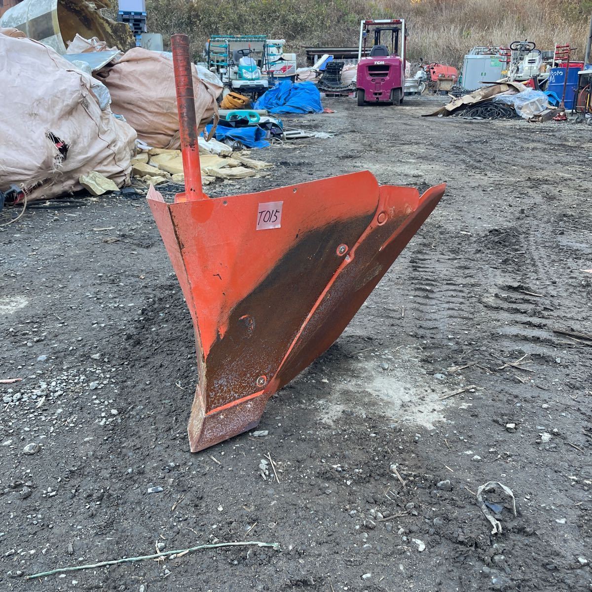 T015 培土器 あぜたて うねたて 農くる 山口発拍卖