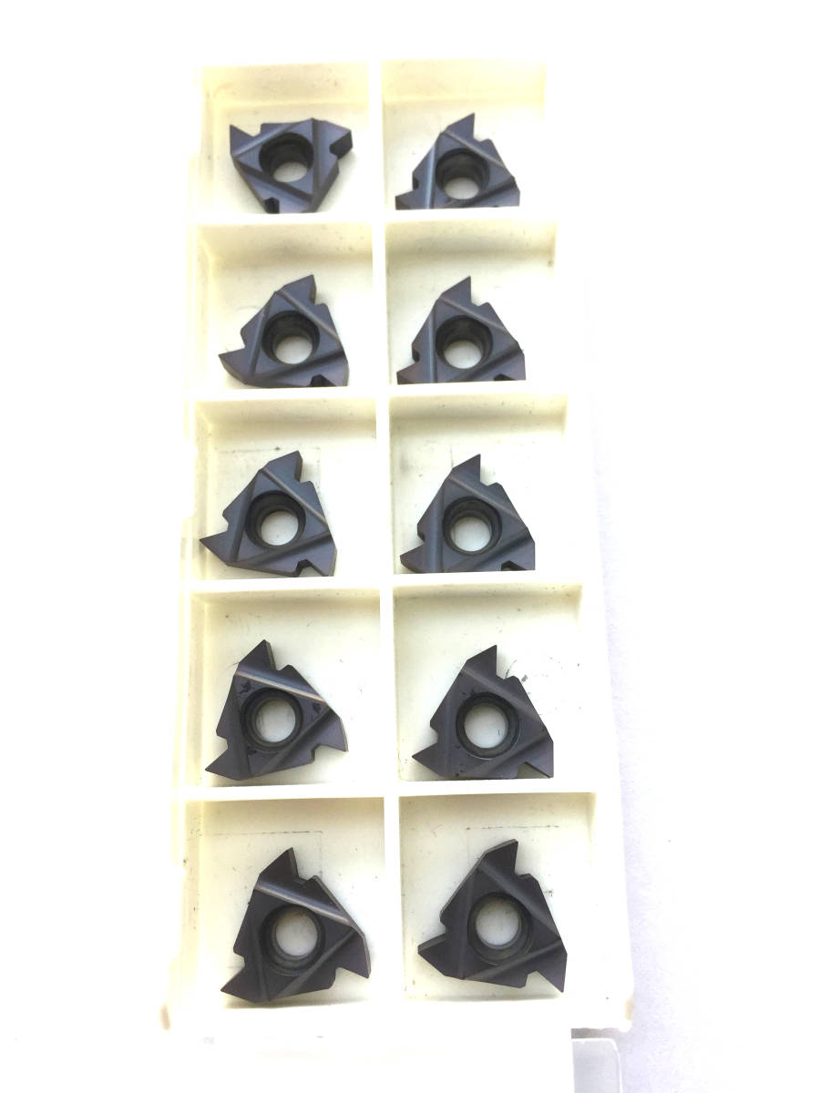 新品、未開封 コーティング 外径ねじ切りチップ ウィットワース16ER19W( 山数19, ピッチ1.337mm) 10個 2週間納期 。拍卖