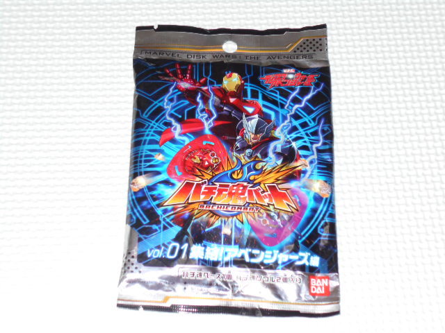 MARVEL ディスクウォーズ アベンジャーズ バチ魂バットVol.01 集結 アベンジャーズ編★新品未開封拍卖