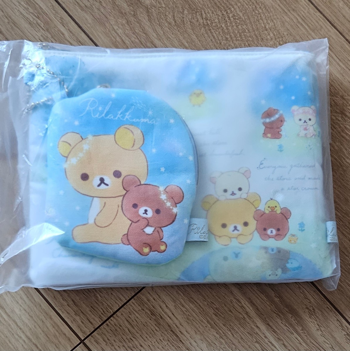 ♪リラックマストア限定商品2019チャイロイコグマの星降る夜フラットポーチセット♪拍卖