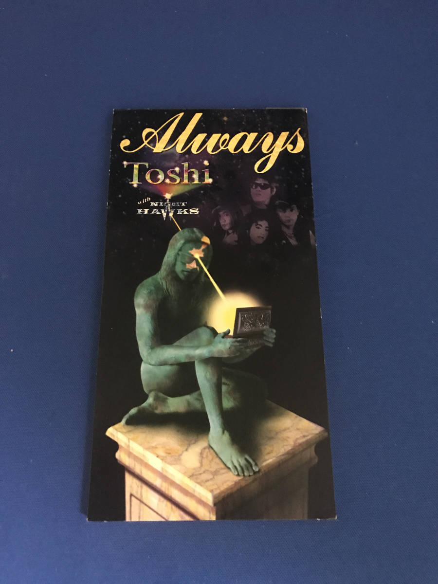 8cmCD シングルCD Toshi with NIGHT HAWKS / ①Always~伝えたい~ ②Always~伝えたい~(オリジナルカラオケ)拍卖