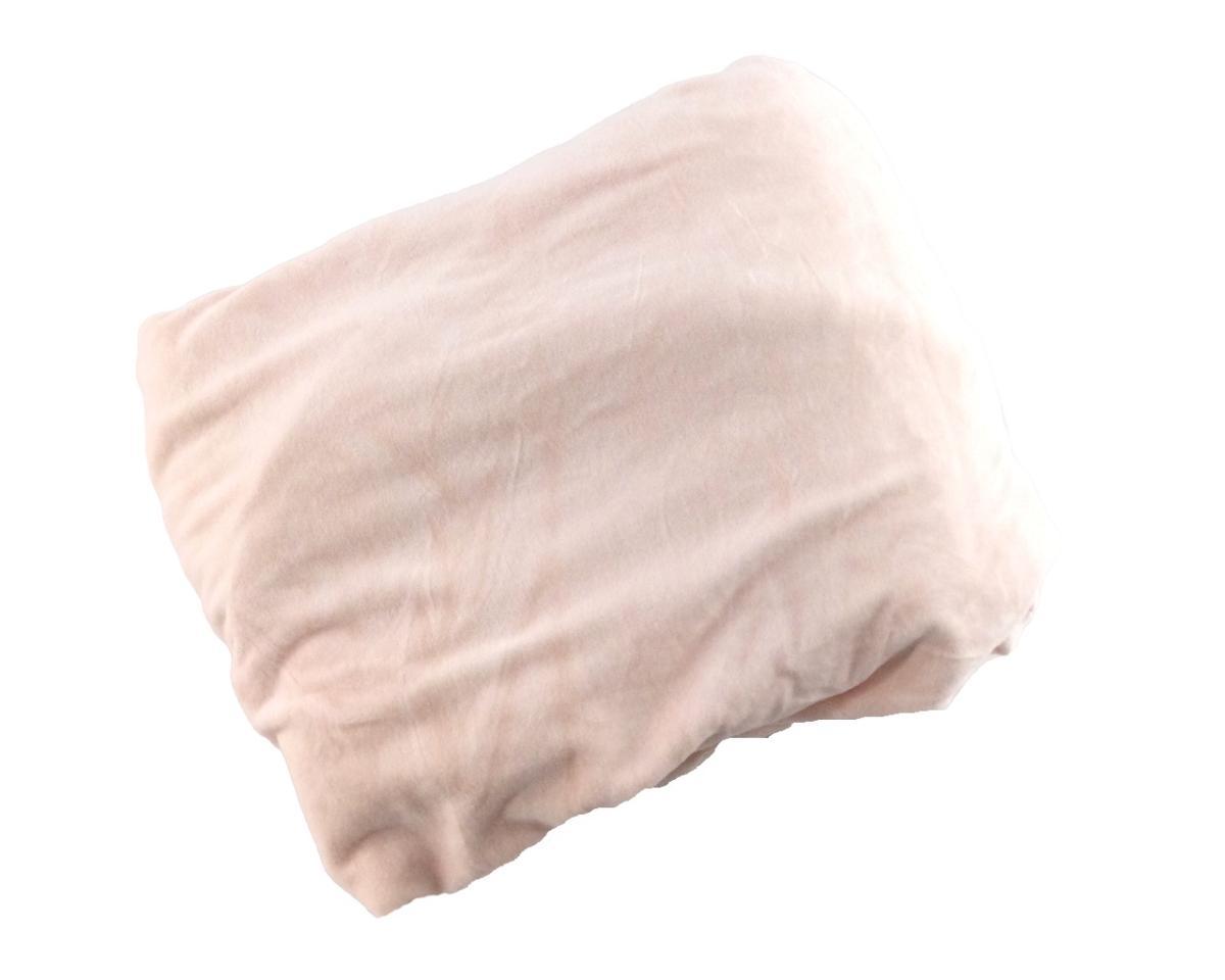 のびのびシーツ 綿ベロア 着脱簡単 クイーン~キング 幅145~180x縦185~210cm 高さ25cm シェードピンク 冬拍卖