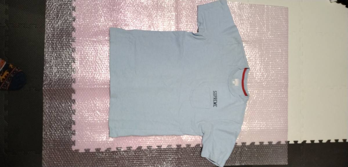 SUPREME pocket TEE logo シュプリーム ポケット Tシャツ Mサイズ拍卖