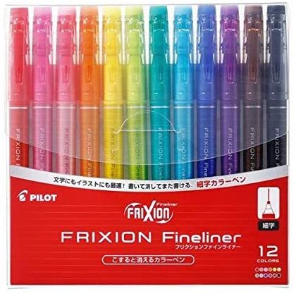 ★☆PILOT フリクションファインライナー(12色セット) 新品☆★拍卖