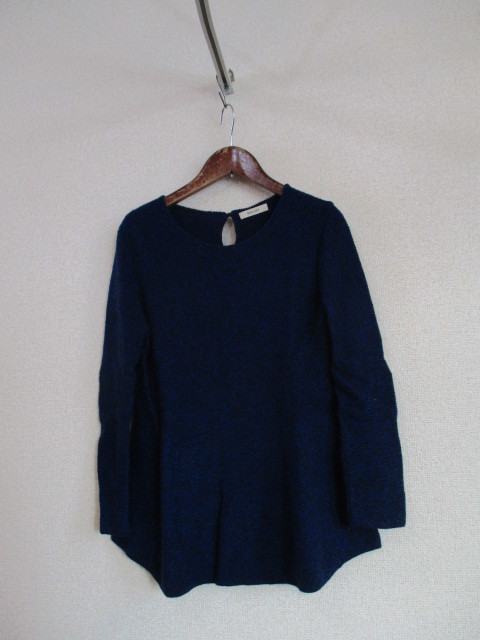 BALLSEY(TOMORROWLAND)紺長袖ニット(USED)121318)拍卖