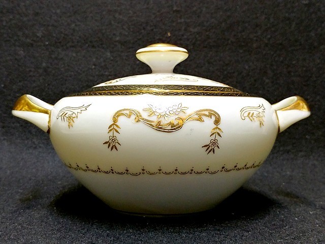 3QV売切!税無し☆グローリーチャイナ★シュガーポット★茶器★glory CHINA★現状★現品限り★1201-2拍卖