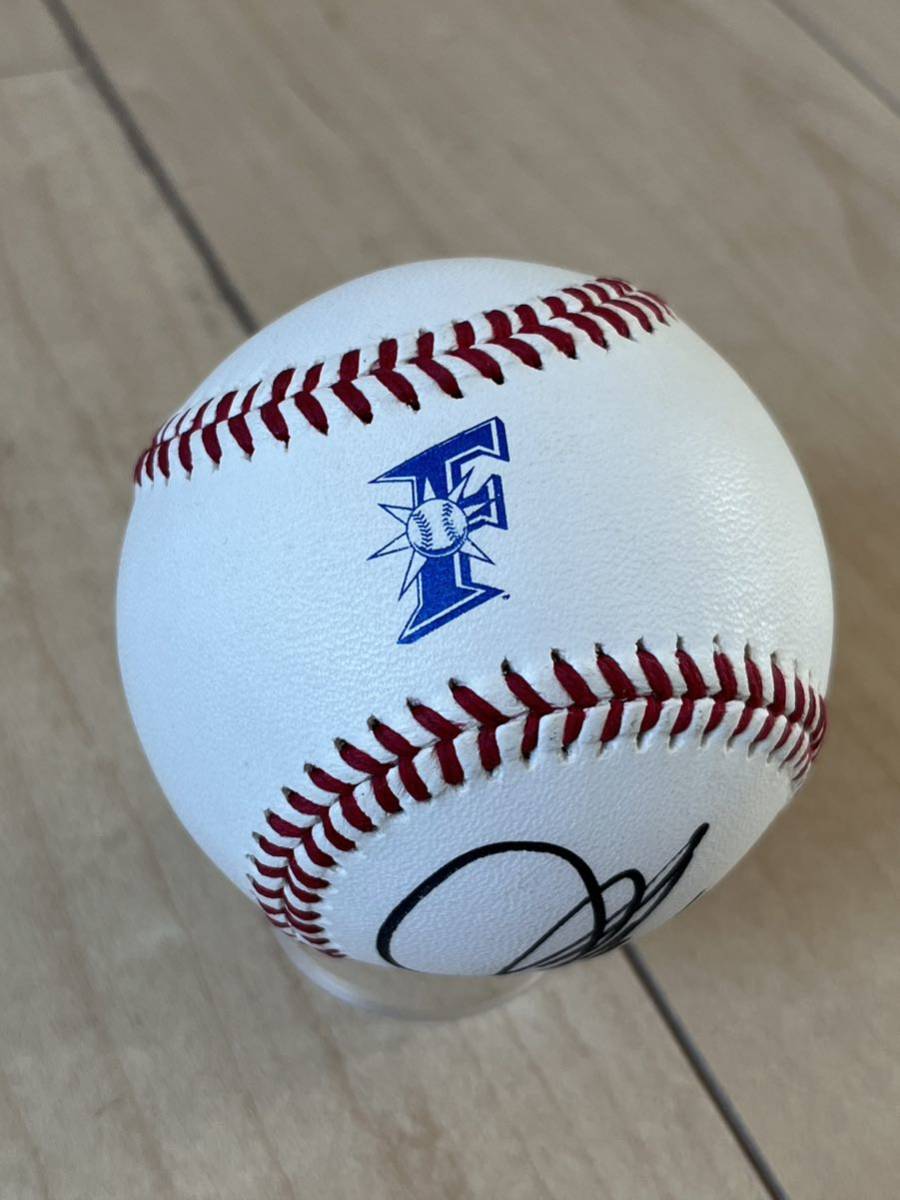 中田 翔 直筆サインボール【球団公式練習球】日本ハムファイターズ 【ファイターズ練習球】巨人 中日ドラゴンズ拍卖