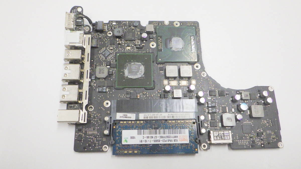 Apple MacBook 13インチ A1342 ロジックボード 820-2877-B intel Core 2Duo 2.4GHz/メモリー 2GB/Nvidia GeForce 320M 256MB 中古動作品拍卖