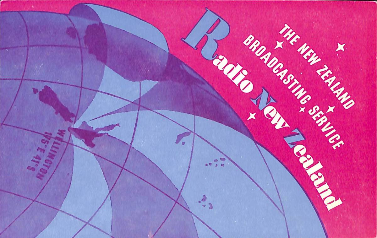 BCL★希少ベリカード★ラジオ・ニュージーランド+おまけ★SONY★ソニー★軽快なスリムラジオ★TR-1811カラーサービスガイド付拍卖