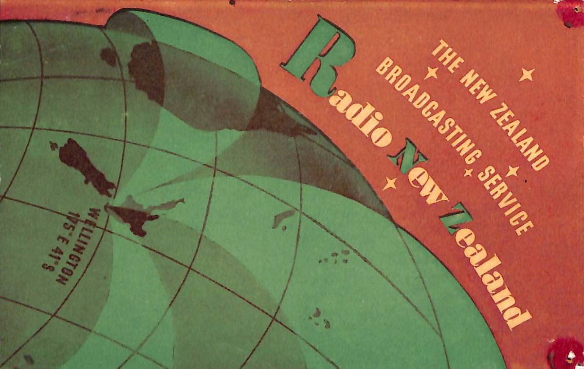 BCL★ベリカード★ラジオ・ニュージーランド★+おまけ★日立PERDISCO★パディスコ★ラジカセレコーダー★TRK-7820カラーサービスブック付拍卖