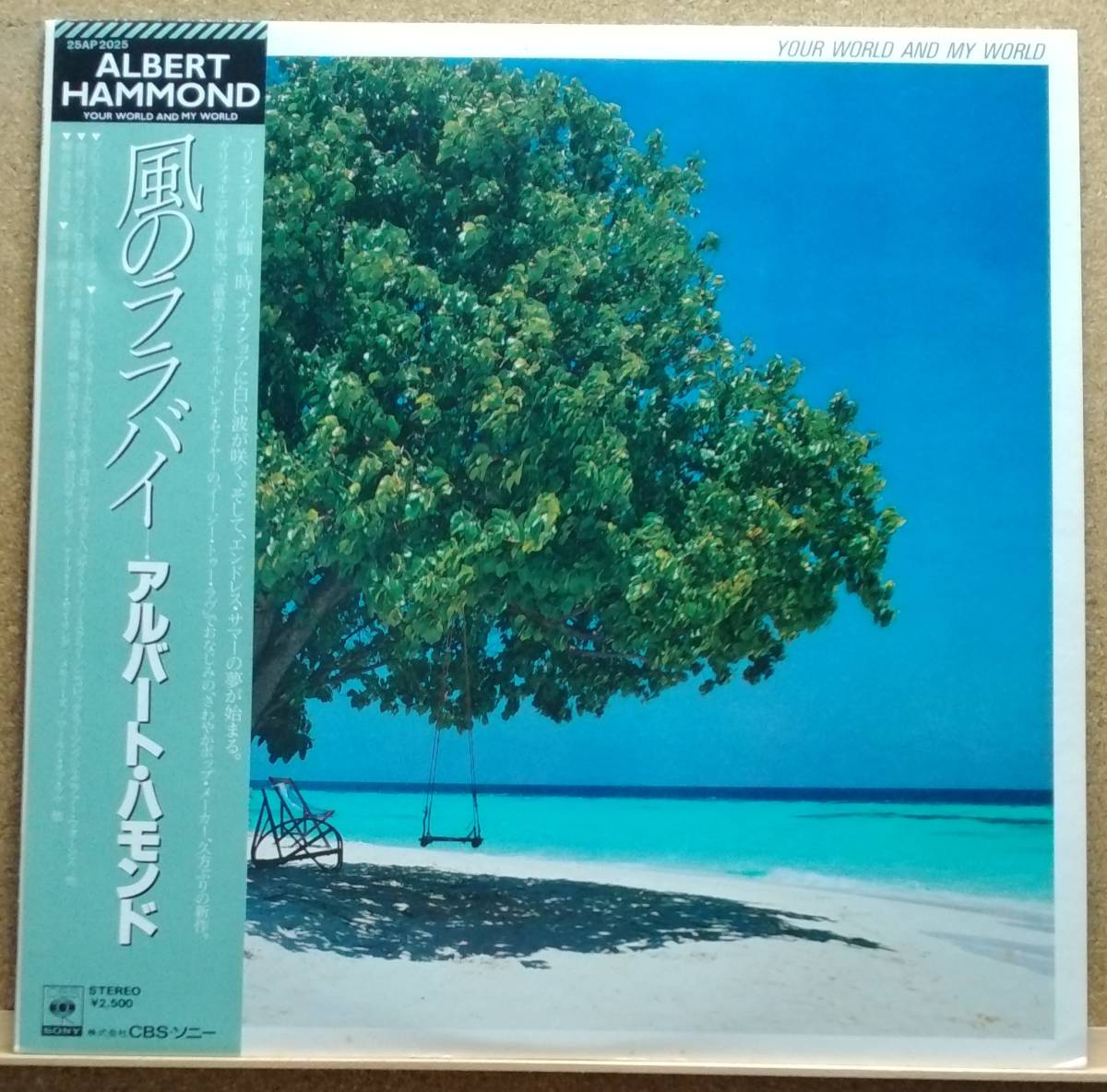 LP(POP/Rock,帯付,25AP-2025,’81年盤) アルバート・ハモンド ALBERT HAMMOND / 風のララバイ【同梱可能6枚まで】051212拍卖