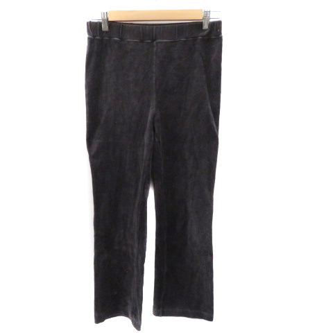 ジャーナルスタンダード JOURNAL STANDARD コーデュロイパンツ ストレートパンツ イージーパンツ アンクル丈 ダークグレー レディース拍卖